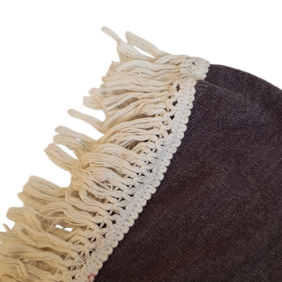 Altar'd State Brown Dress With Fringed Belle Sleeves - Picture 4 of 4